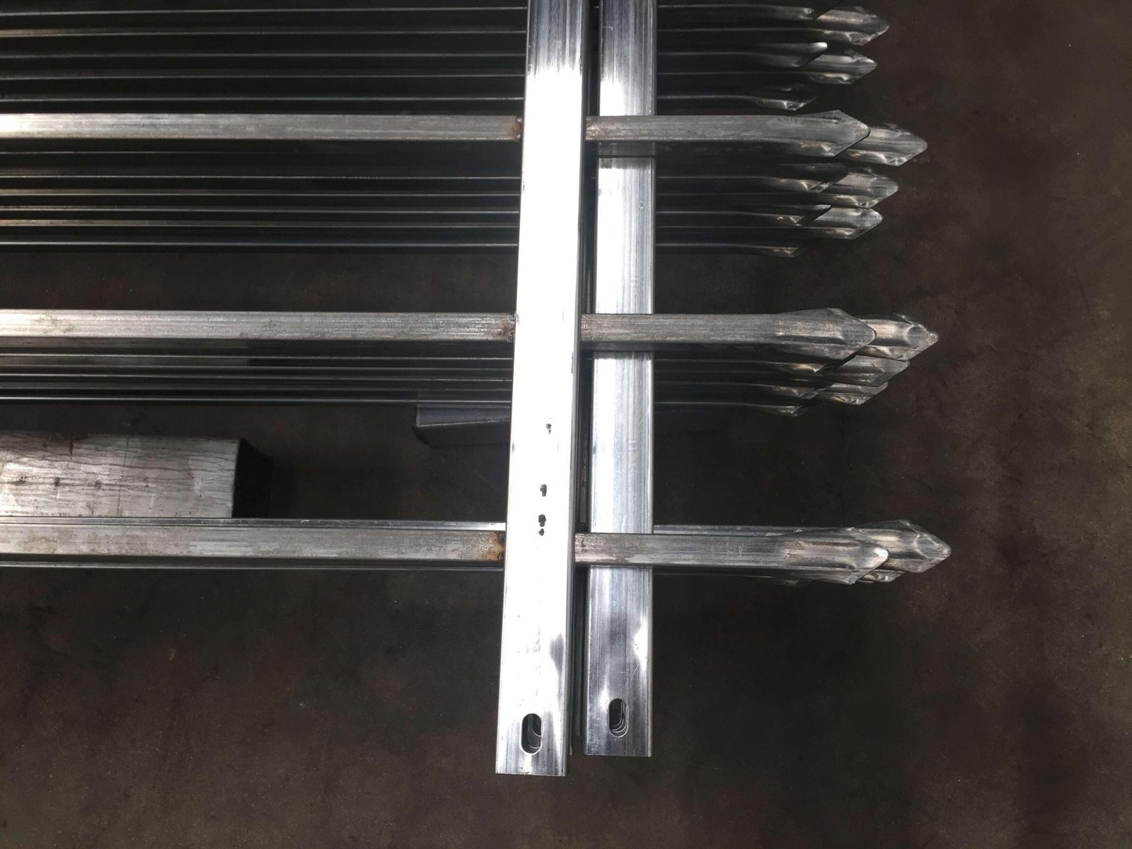 garrison fencing punched rails