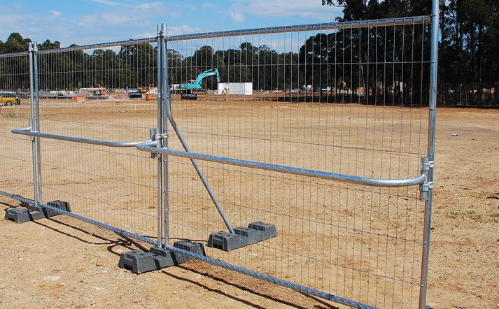 Temporary Fencing Handrails - Fortress Fencing